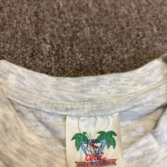 Shark AOP All Over Print Single Stitch T-shirt Large - Double Sided - Grey - Picture 6 of 7